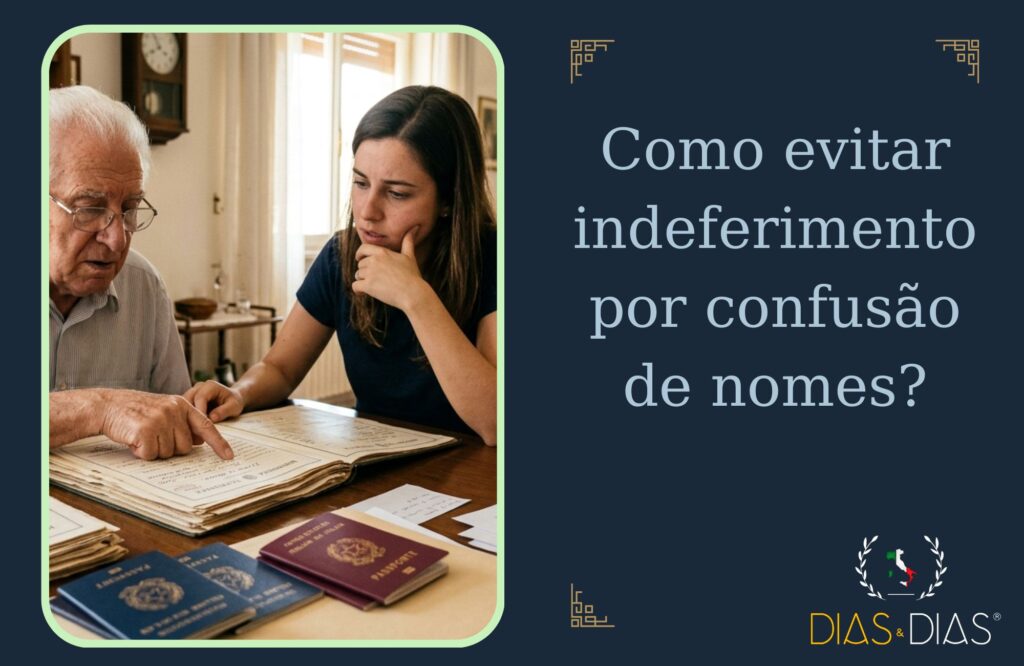 Como evitar indeferimento por confusão de nomes
