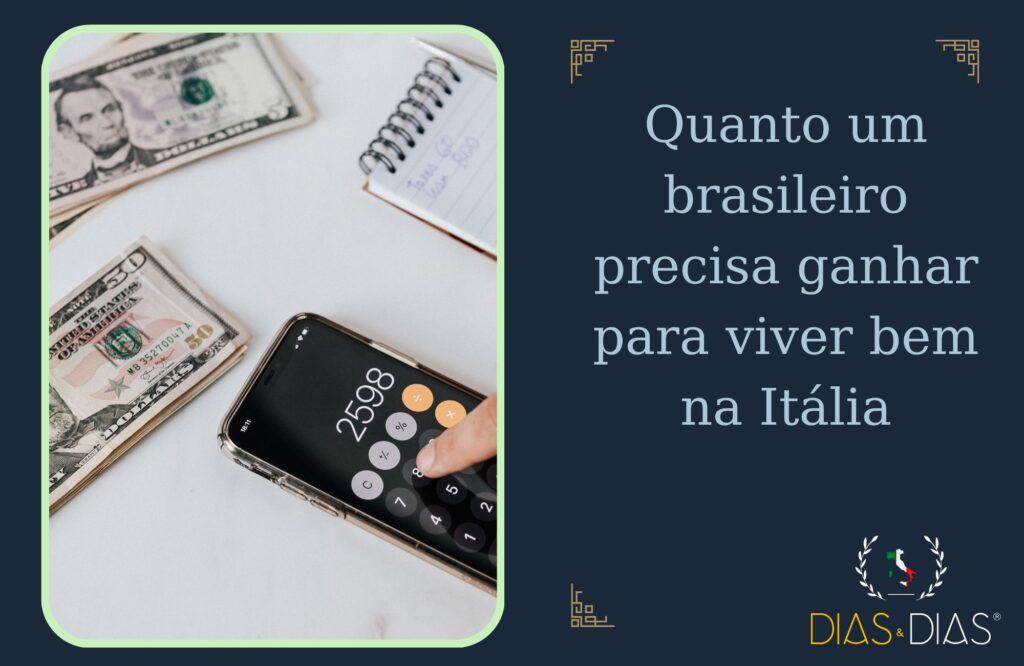 Custo médio de aluguel nas principais cidades italianas