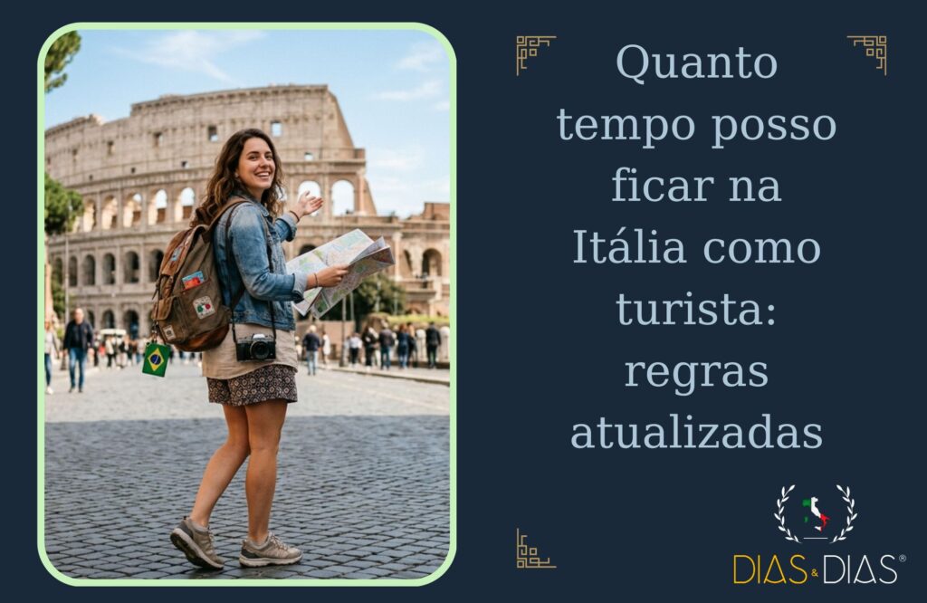 Quanto tempo posso ficar na Itália como turista regras atualizadas