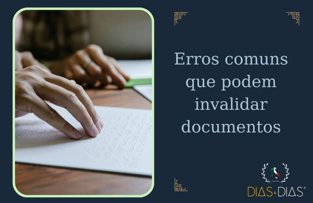 Tradução juramentada para cidadania italiana: quando é obrigatória 2 Erros comuns que podem invalidar documentos