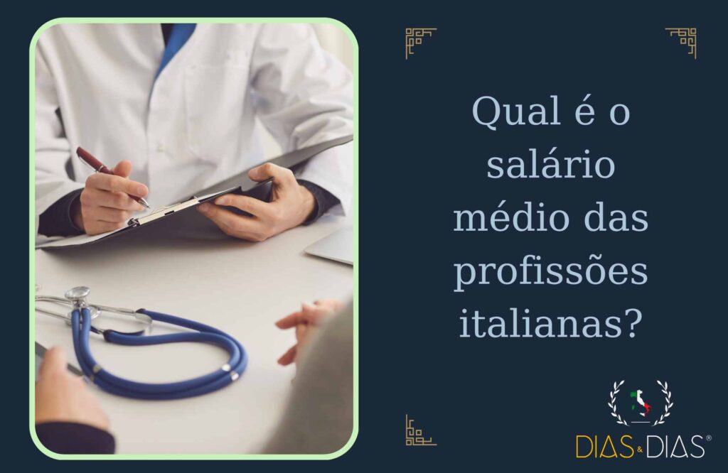 Qual é o salário médio das profissões italianas