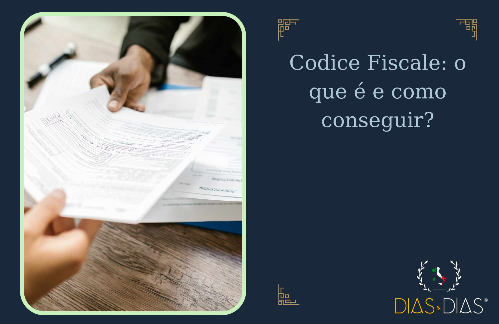 Codice Fiscale o que é e como conseguir