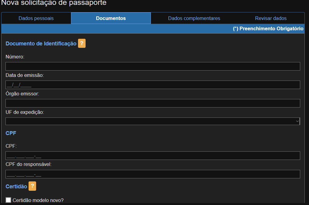 Como tirar passaporte