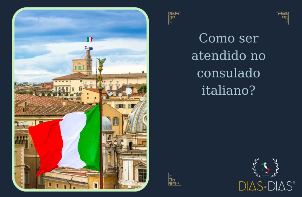 Como ser atendido no consulado italiano