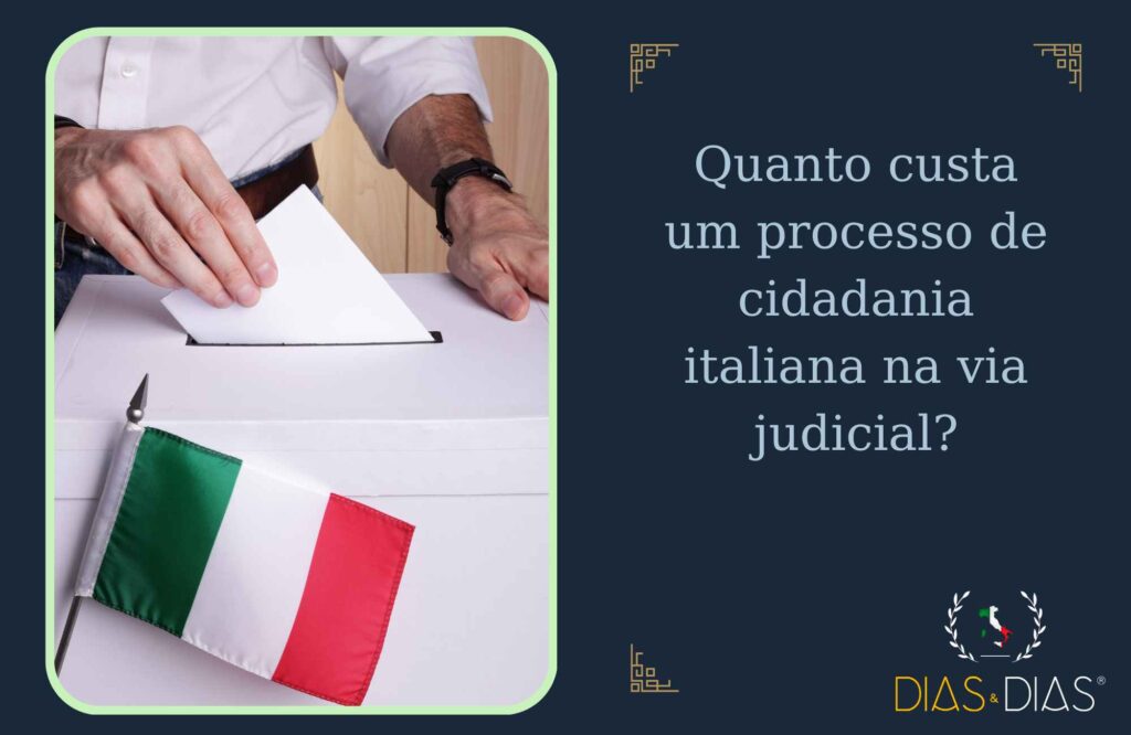 Quanto custa um processo de cidadania italiana na via judicial