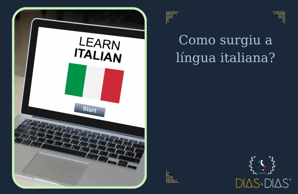 Como surgiu a língua italiana