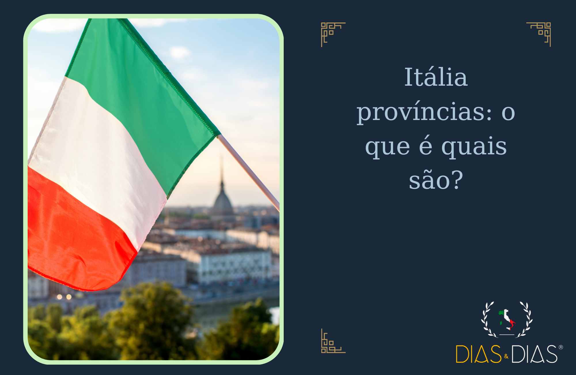 Itália províncias o que é quais são