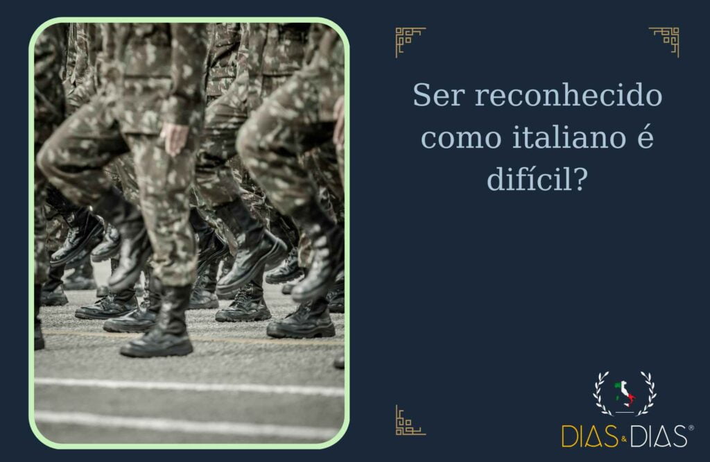 Ser reconhecido como italiano é difícil