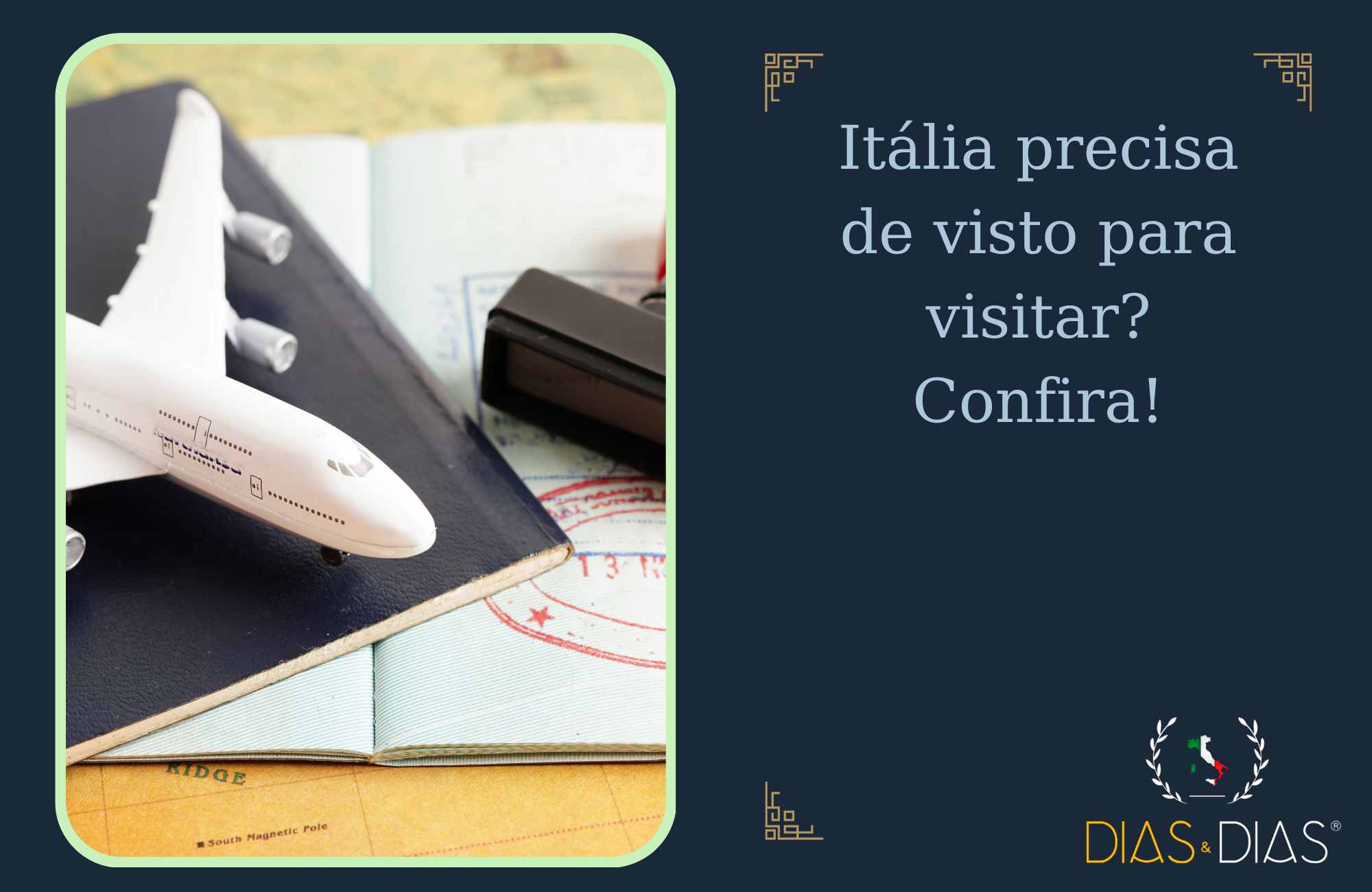 Itália precisa de visto para visitar Confira!