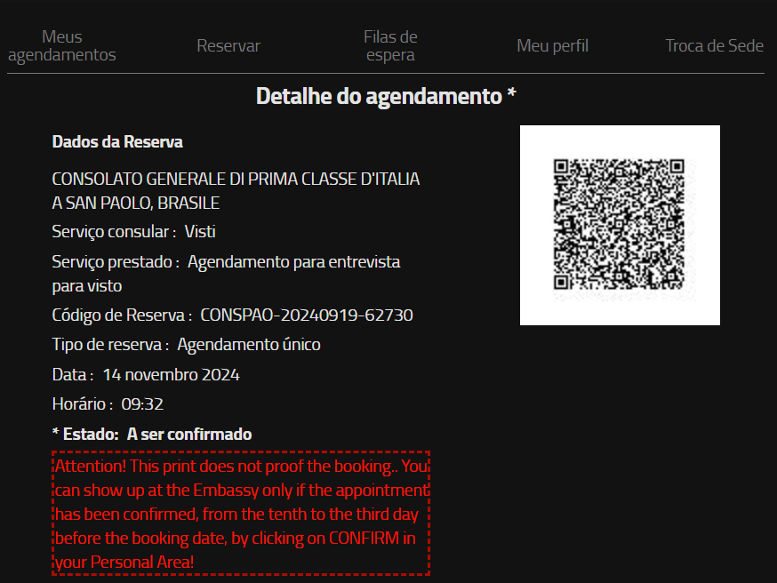 Quais os requisitos para agendar o passaporte italiano