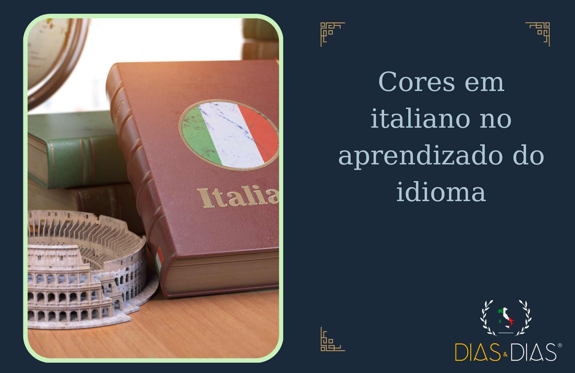 Cores em italiano no aprendizado do idioma