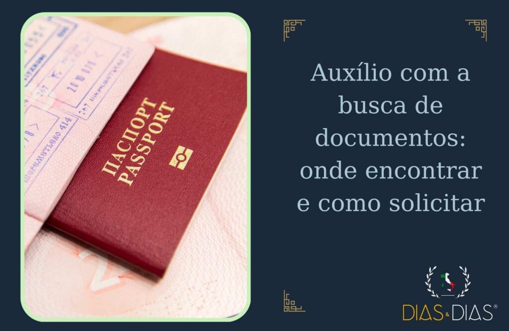 Auxílio com a busca de documentos onde encontrar e como solicitar